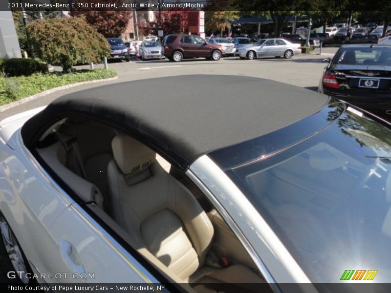 Arctic White / Almond/Mocha 2011 Mercedes-Benz E 350 Cabriolet