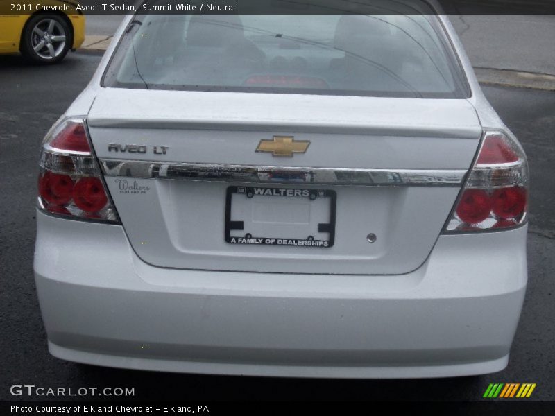 Summit White / Neutral 2011 Chevrolet Aveo LT Sedan