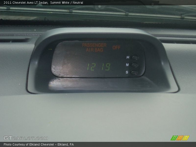 Summit White / Neutral 2011 Chevrolet Aveo LT Sedan