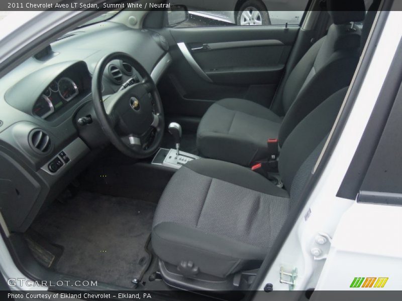 Summit White / Neutral 2011 Chevrolet Aveo LT Sedan