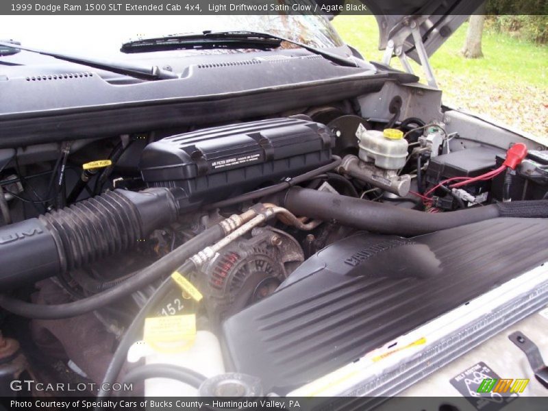 Light Driftwood Satin Glow / Agate Black 1999 Dodge Ram 1500 SLT Extended Cab 4x4