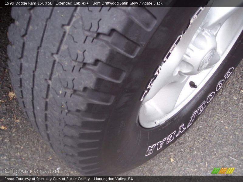 Light Driftwood Satin Glow / Agate Black 1999 Dodge Ram 1500 SLT Extended Cab 4x4
