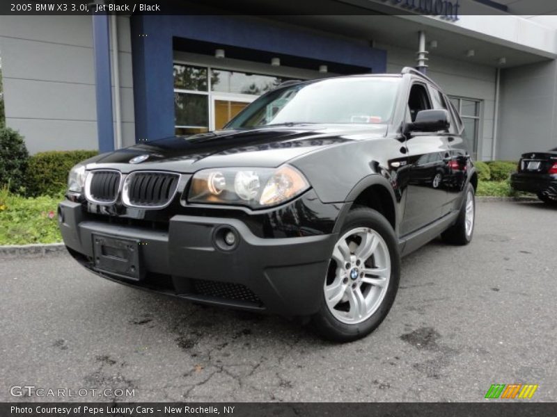 Jet Black / Black 2005 BMW X3 3.0i