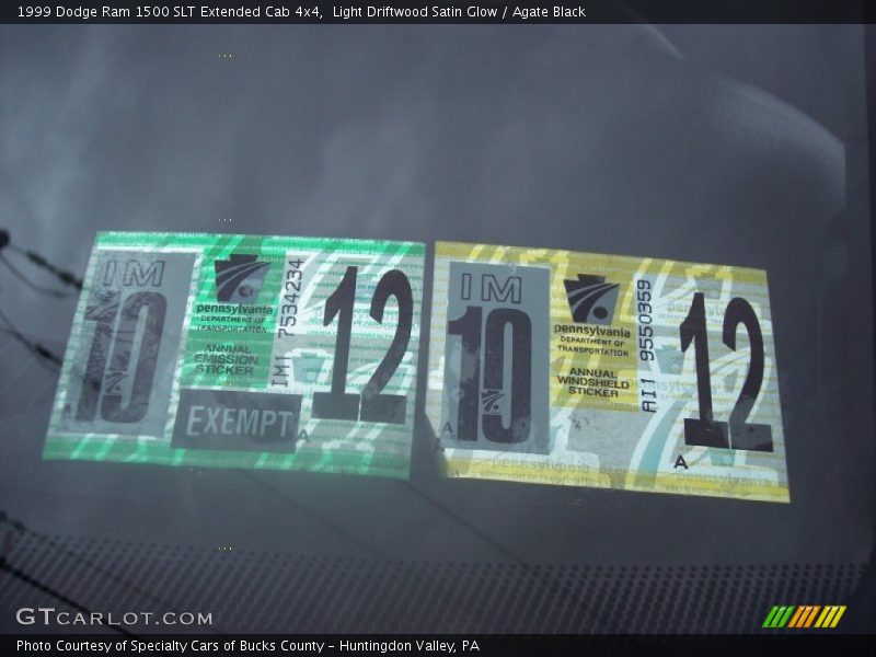 Light Driftwood Satin Glow / Agate Black 1999 Dodge Ram 1500 SLT Extended Cab 4x4