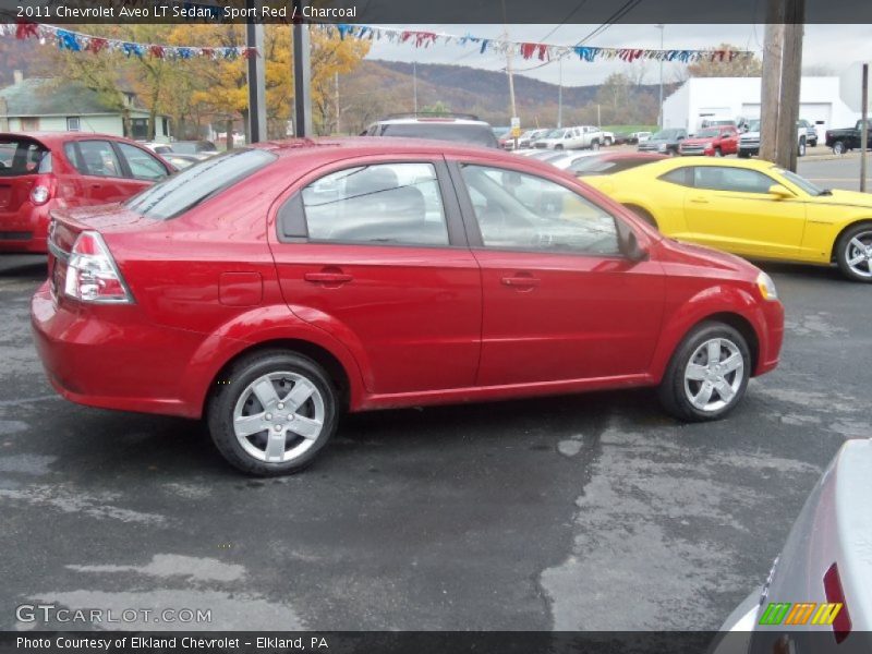 Sport Red / Charcoal 2011 Chevrolet Aveo LT Sedan