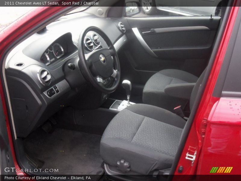Sport Red / Charcoal 2011 Chevrolet Aveo LT Sedan