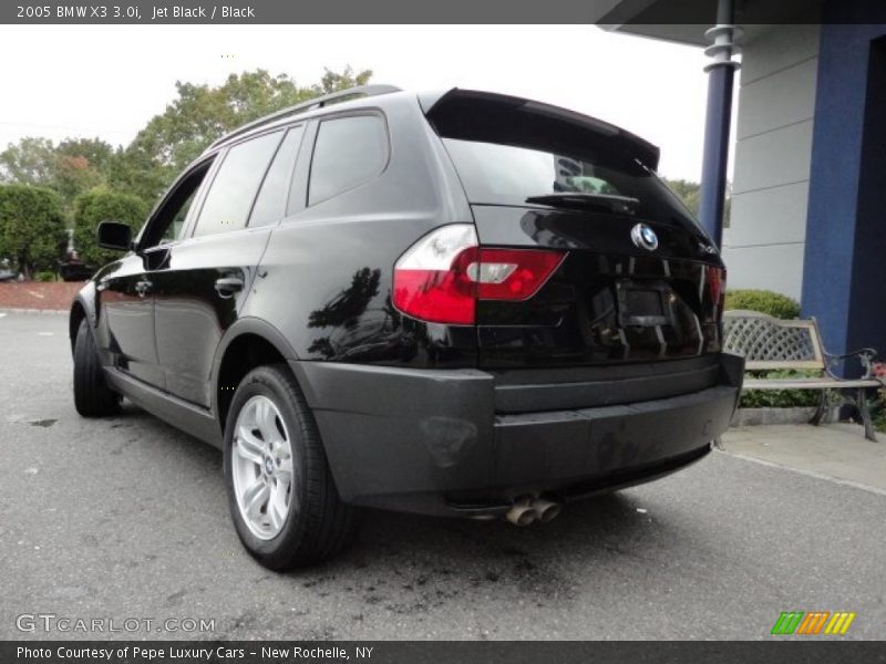 Jet Black / Black 2005 BMW X3 3.0i