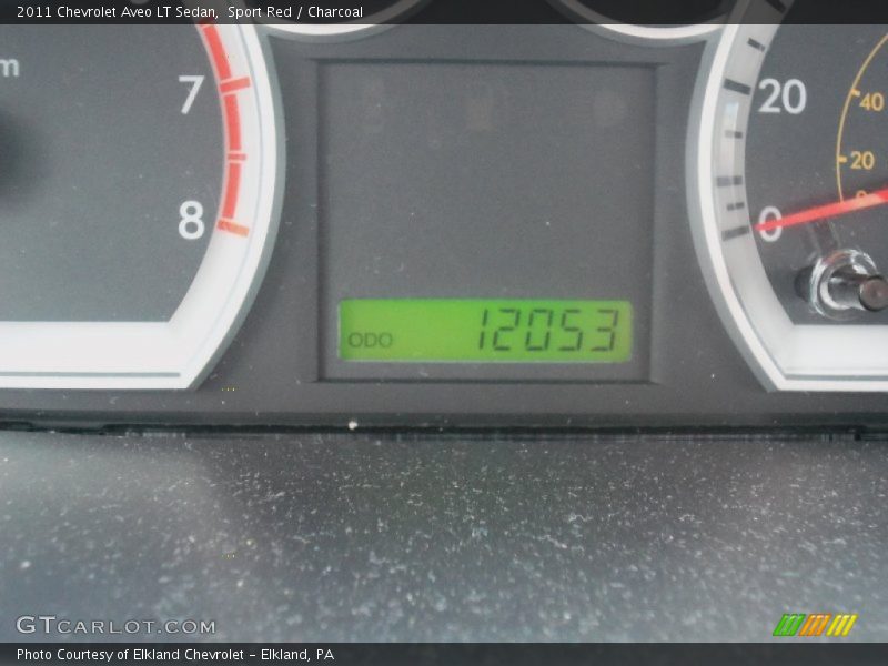 Sport Red / Charcoal 2011 Chevrolet Aveo LT Sedan