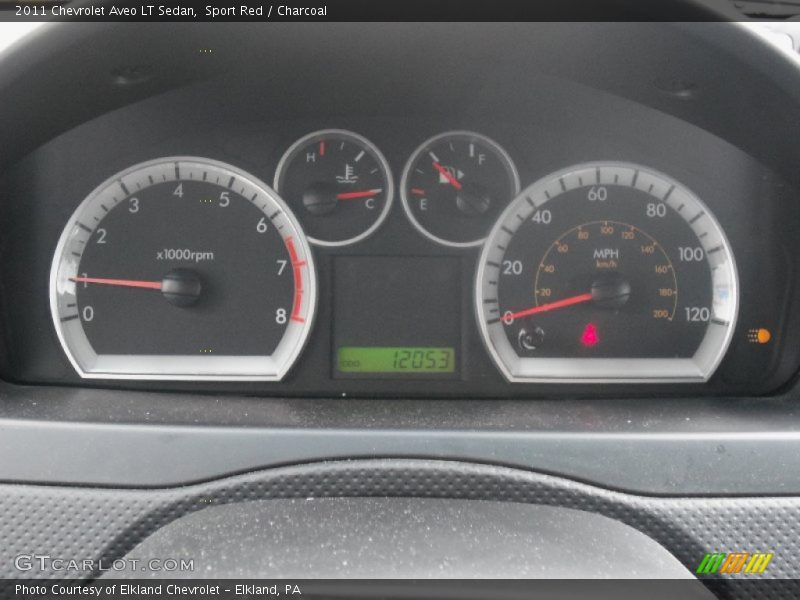 Sport Red / Charcoal 2011 Chevrolet Aveo LT Sedan
