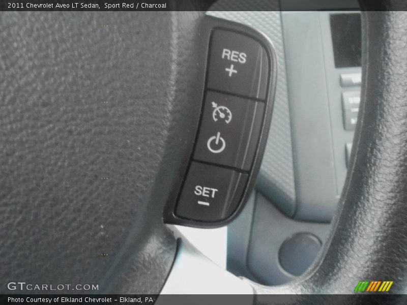 Sport Red / Charcoal 2011 Chevrolet Aveo LT Sedan