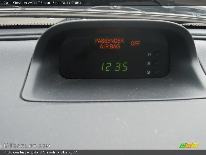 Sport Red / Charcoal 2011 Chevrolet Aveo LT Sedan