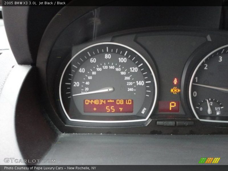 Jet Black / Black 2005 BMW X3 3.0i