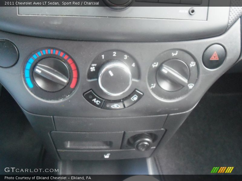 Sport Red / Charcoal 2011 Chevrolet Aveo LT Sedan