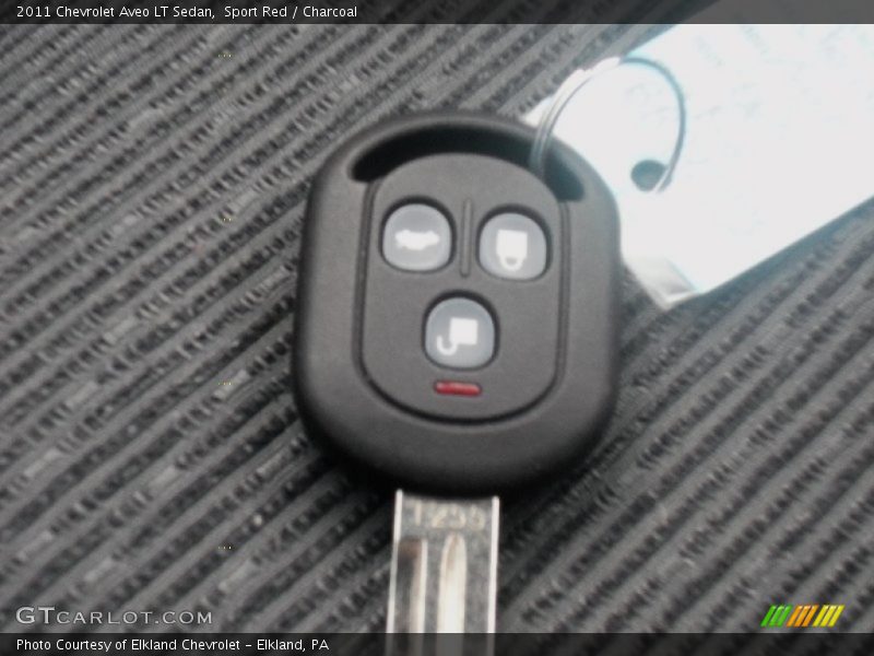 Sport Red / Charcoal 2011 Chevrolet Aveo LT Sedan