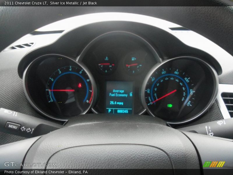 Silver Ice Metallic / Jet Black 2011 Chevrolet Cruze LT