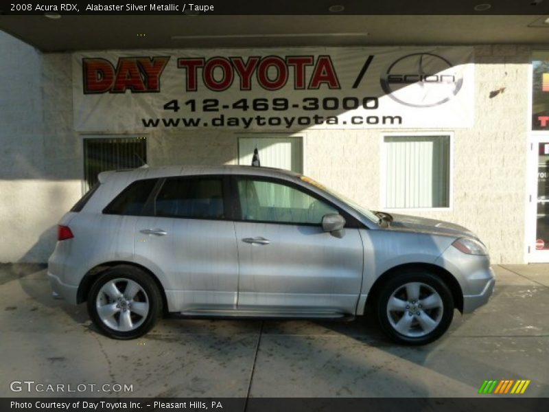 Alabaster Silver Metallic / Taupe 2008 Acura RDX
