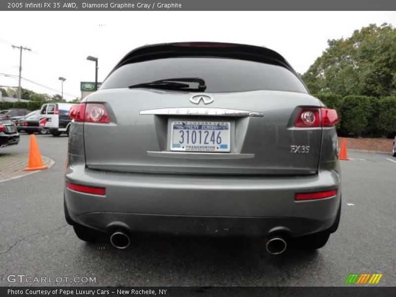 Diamond Graphite Gray / Graphite 2005 Infiniti FX 35 AWD
