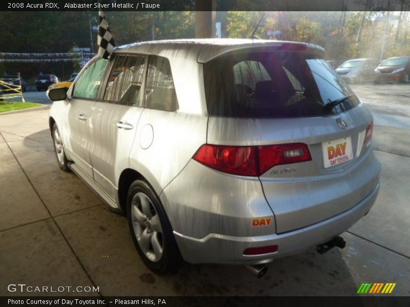 Alabaster Silver Metallic / Taupe 2008 Acura RDX