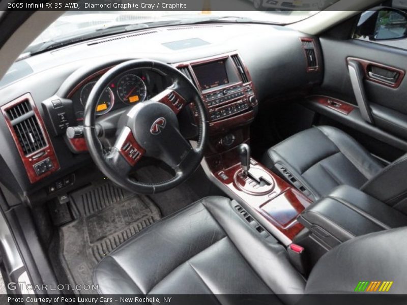 Diamond Graphite Gray / Graphite 2005 Infiniti FX 35 AWD