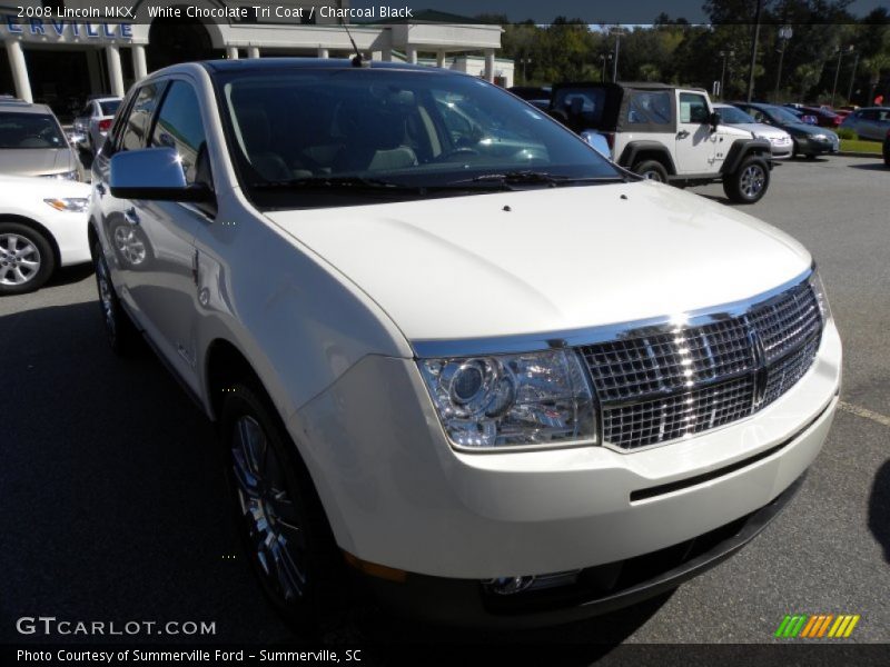 White Chocolate Tri Coat / Charcoal Black 2008 Lincoln MKX
