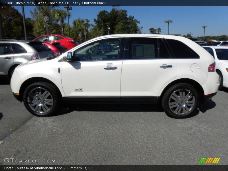 White Chocolate Tri Coat / Charcoal Black 2008 Lincoln MKX