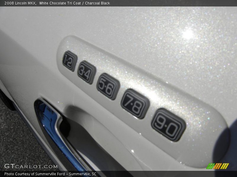 White Chocolate Tri Coat / Charcoal Black 2008 Lincoln MKX