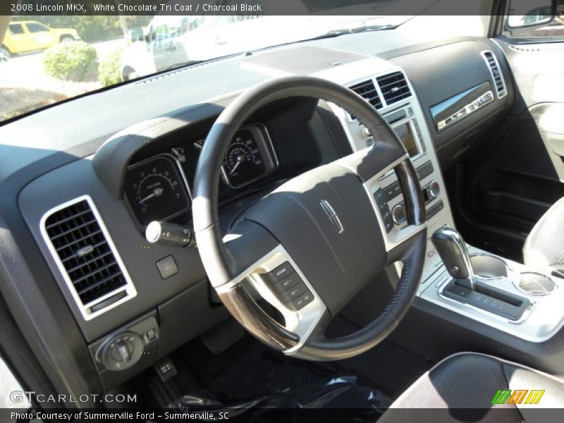 White Chocolate Tri Coat / Charcoal Black 2008 Lincoln MKX