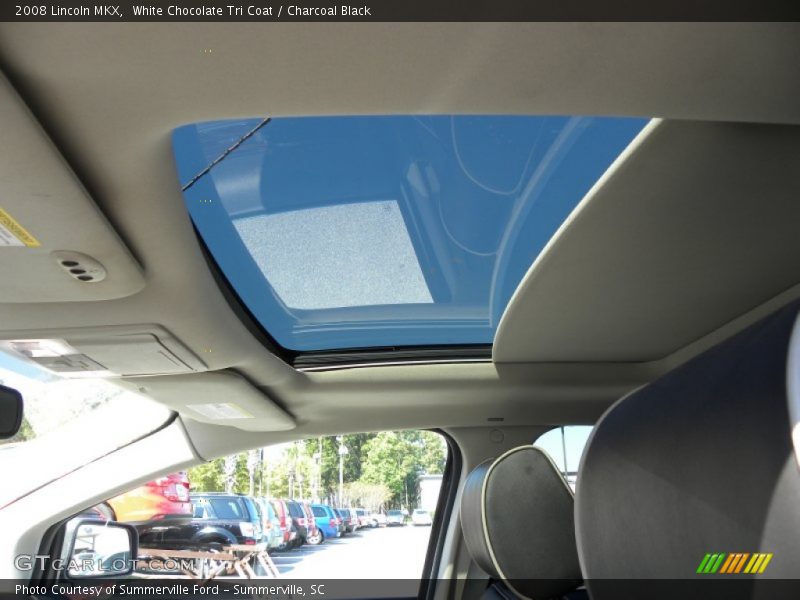 White Chocolate Tri Coat / Charcoal Black 2008 Lincoln MKX