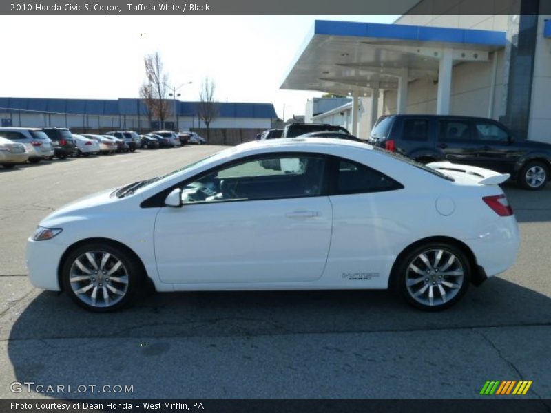 Taffeta White / Black 2010 Honda Civic Si Coupe