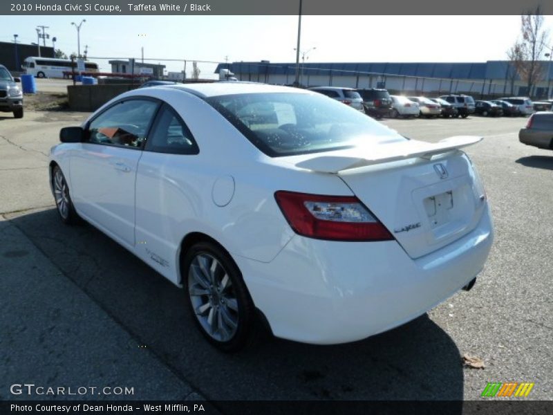 Taffeta White / Black 2010 Honda Civic Si Coupe