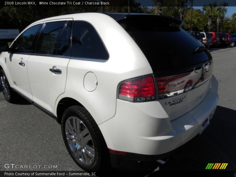 White Chocolate Tri Coat / Charcoal Black 2008 Lincoln MKX