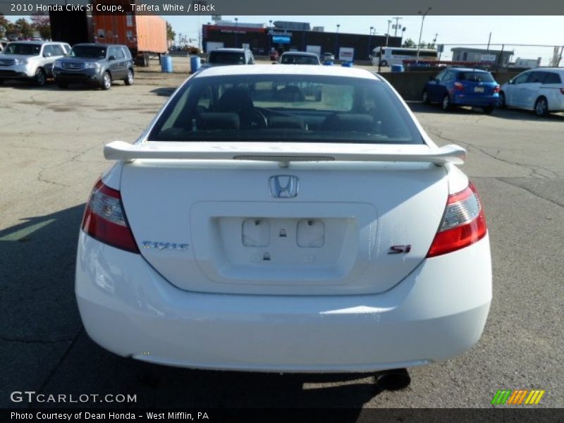 Taffeta White / Black 2010 Honda Civic Si Coupe