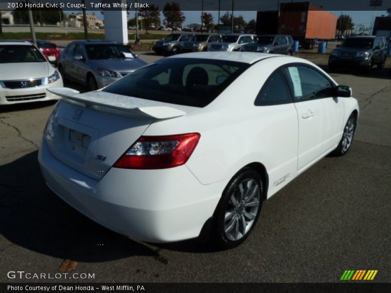 Taffeta White / Black 2010 Honda Civic Si Coupe