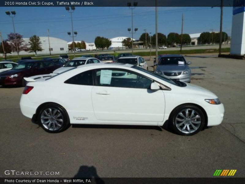 Taffeta White / Black 2010 Honda Civic Si Coupe