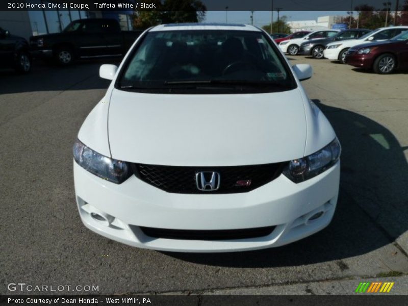 Taffeta White / Black 2010 Honda Civic Si Coupe