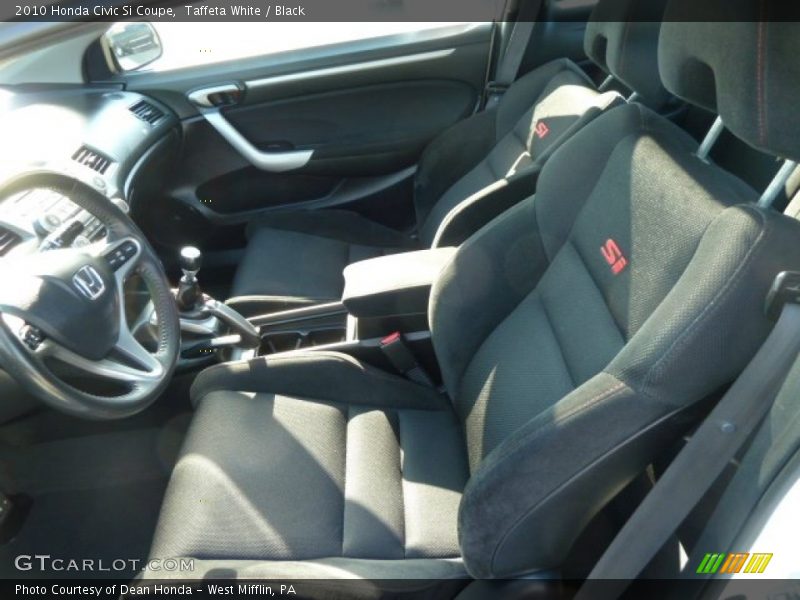 Taffeta White / Black 2010 Honda Civic Si Coupe