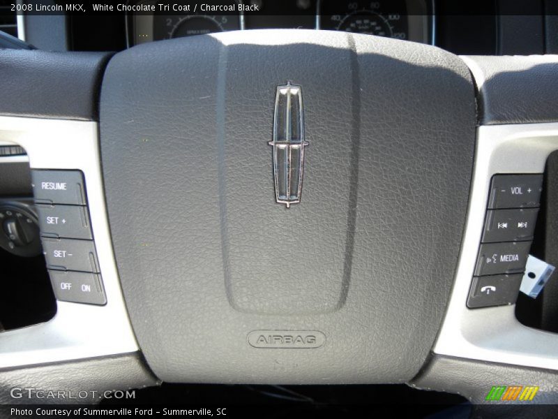 White Chocolate Tri Coat / Charcoal Black 2008 Lincoln MKX