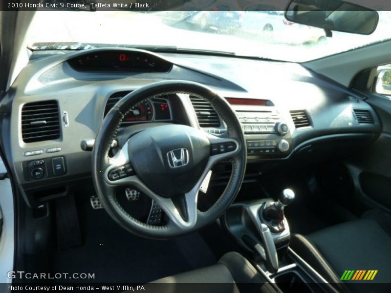 Taffeta White / Black 2010 Honda Civic Si Coupe