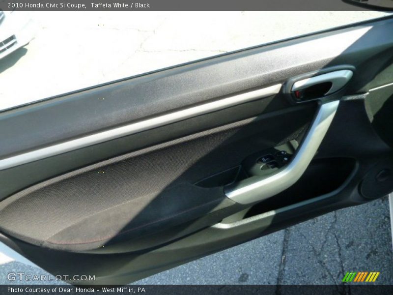 Taffeta White / Black 2010 Honda Civic Si Coupe