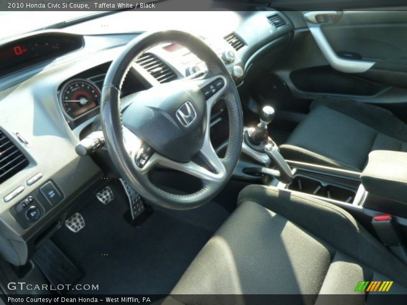 Taffeta White / Black 2010 Honda Civic Si Coupe