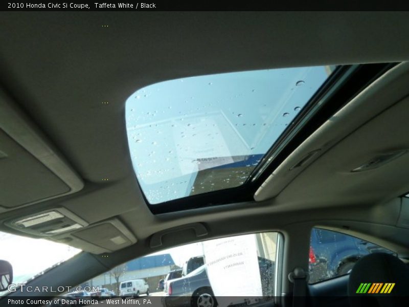 Taffeta White / Black 2010 Honda Civic Si Coupe