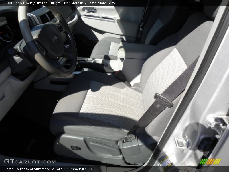 Bright Silver Metallic / Pastel Slate Gray 2008 Jeep Liberty Limited