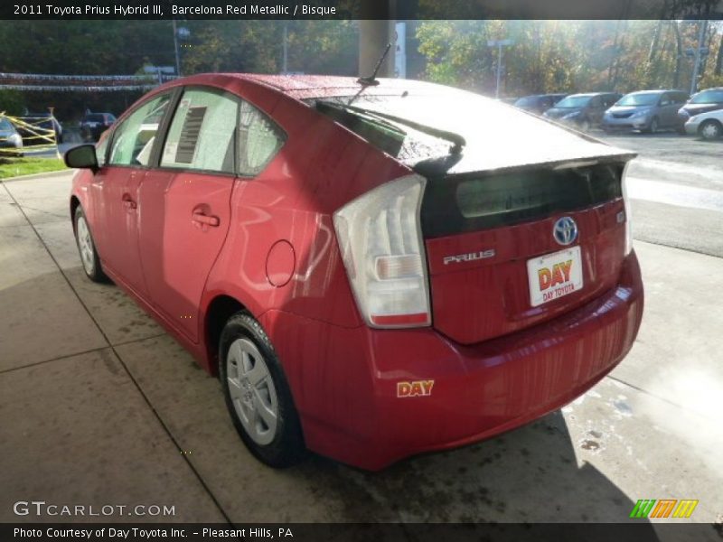 Barcelona Red Metallic / Bisque 2011 Toyota Prius Hybrid III