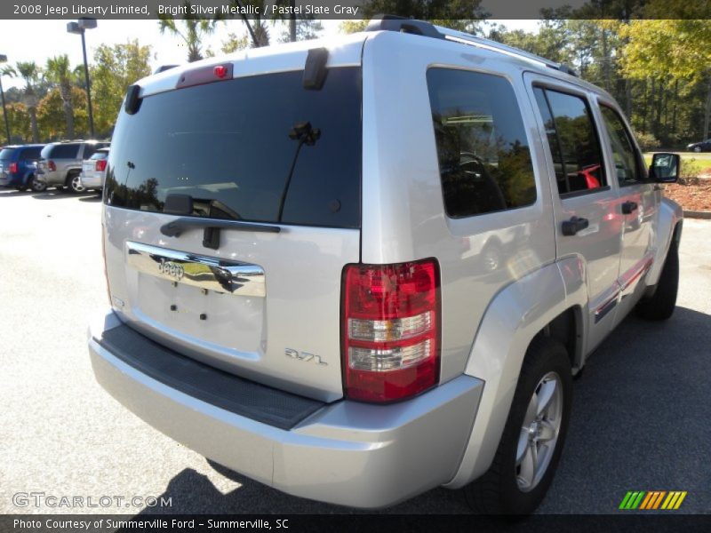 Bright Silver Metallic / Pastel Slate Gray 2008 Jeep Liberty Limited