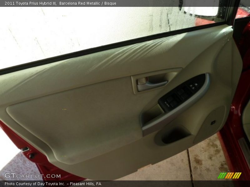 Barcelona Red Metallic / Bisque 2011 Toyota Prius Hybrid III