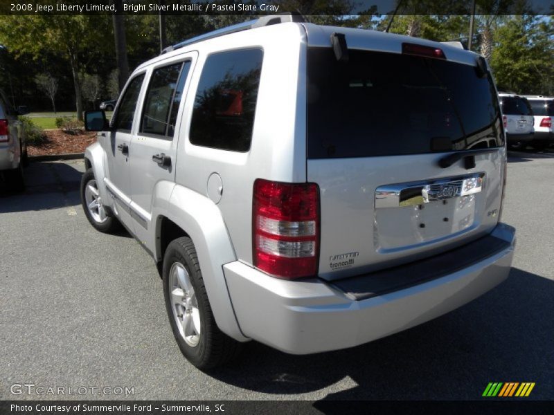 Bright Silver Metallic / Pastel Slate Gray 2008 Jeep Liberty Limited