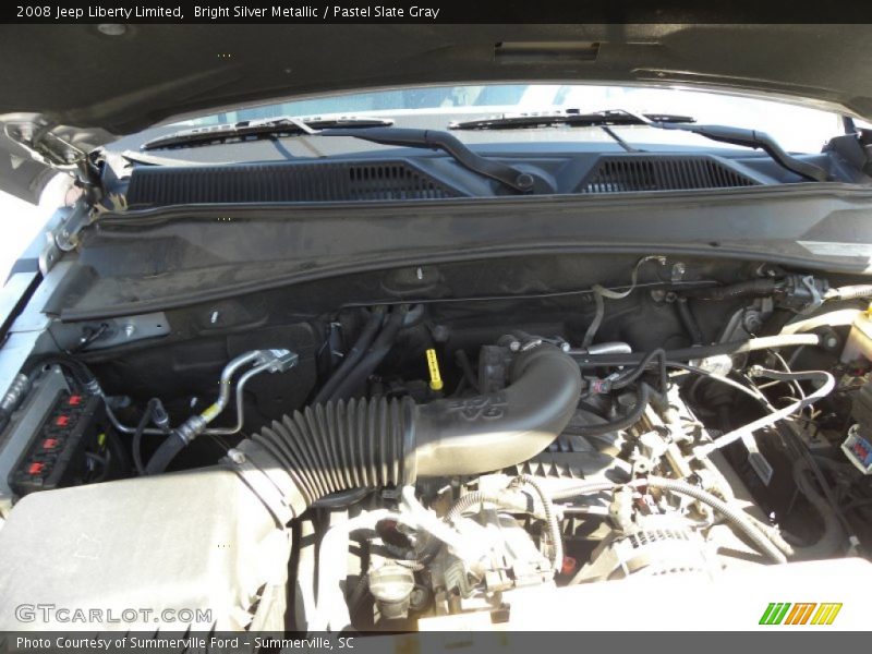 Bright Silver Metallic / Pastel Slate Gray 2008 Jeep Liberty Limited
