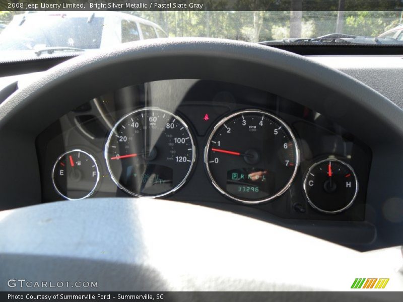 Bright Silver Metallic / Pastel Slate Gray 2008 Jeep Liberty Limited