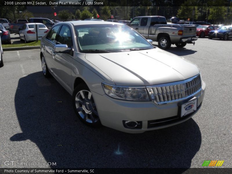 Dune Pearl Metallic / Light Stone 2008 Lincoln MKZ Sedan