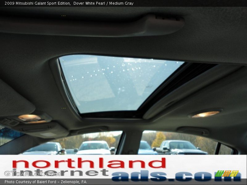 Dover White Pearl / Medium Gray 2009 Mitsubishi Galant Sport Edition